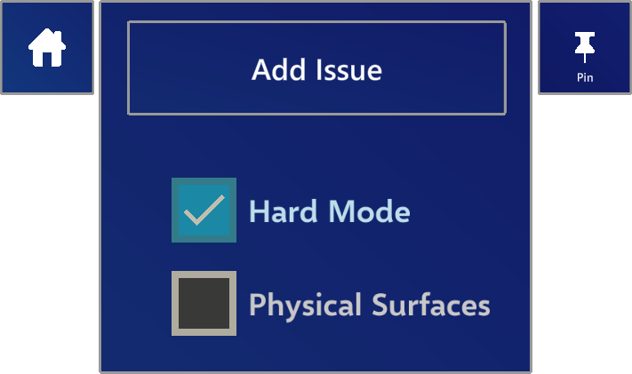 Add Issue page